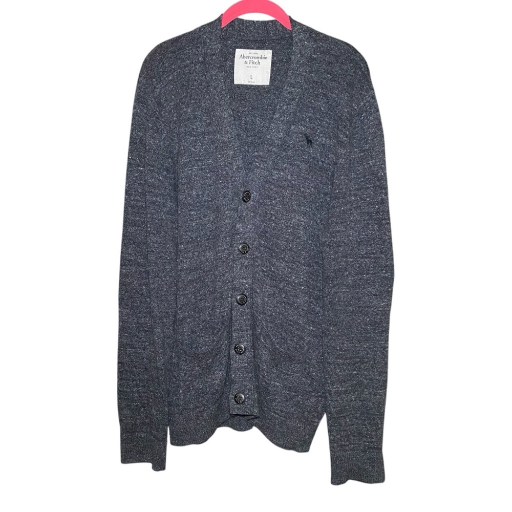 Abercrombie & Fitch Men’s Button Front Cardigan Sweater Size L